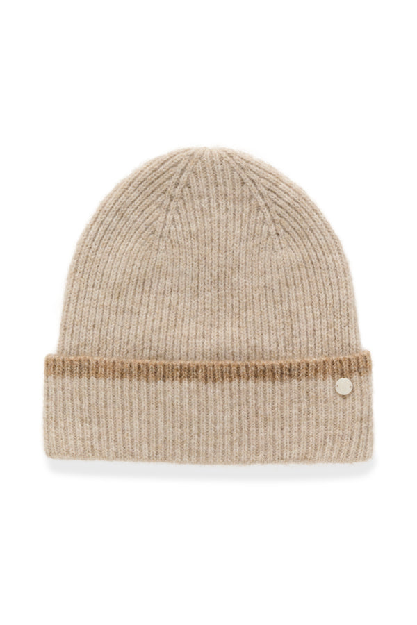 CRWABAN KNIT HOOD BEIGE