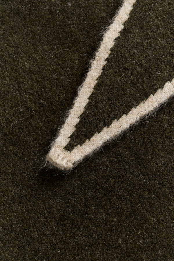 CRWABAN KNIT SCARF GRØNN MELANGE