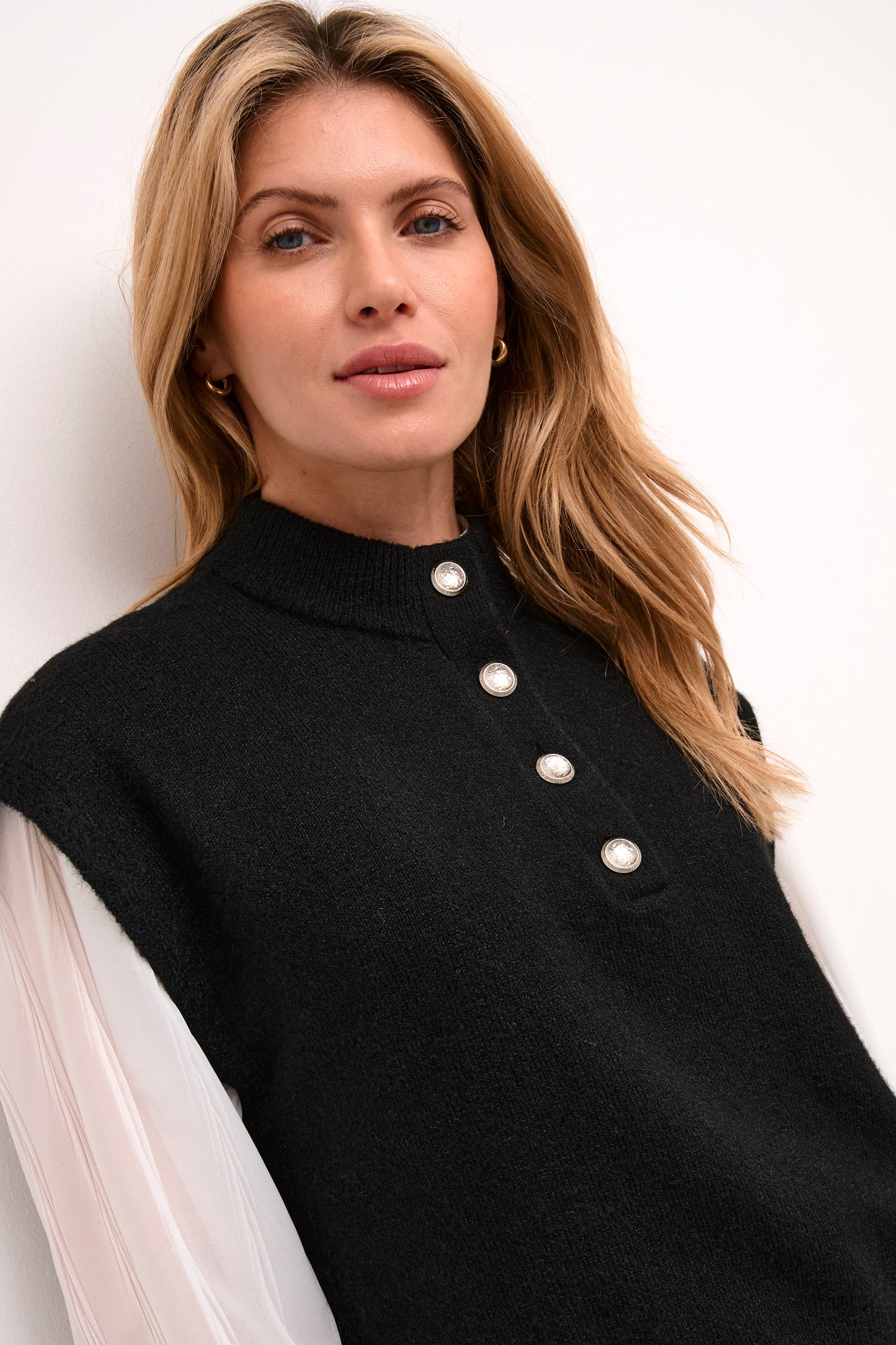 CRJANGLE KNIT SLIPOVER