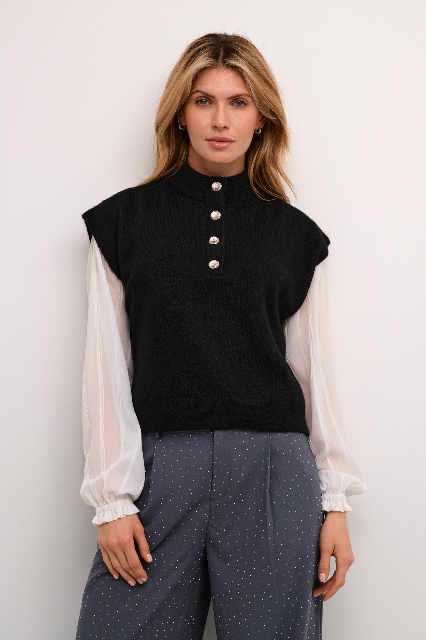 CRJANGLE KNIT SLIPOVER