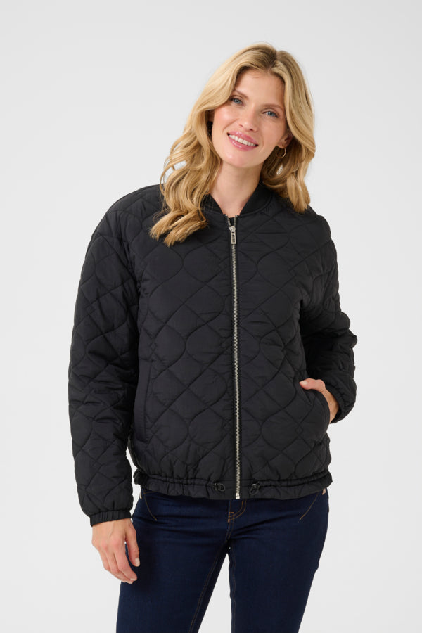 CRMYRA QUILT JACKET BLACK