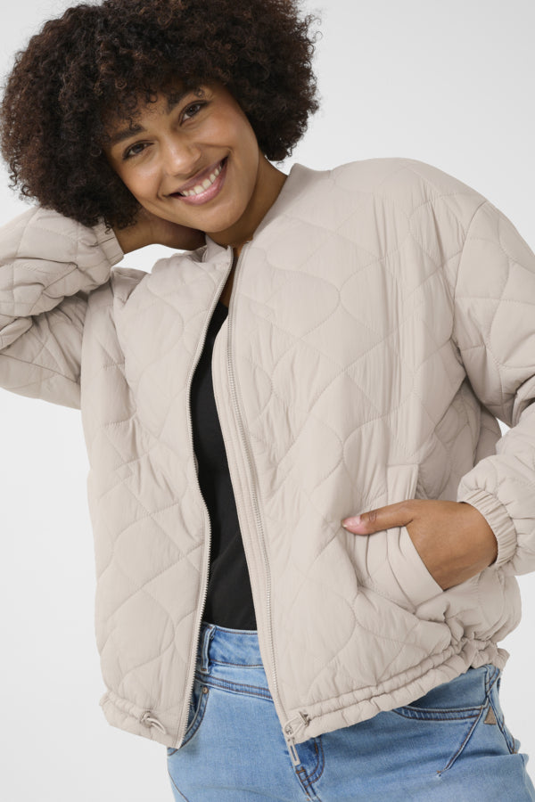 CRMYRA QUILT JACKET BEIGE