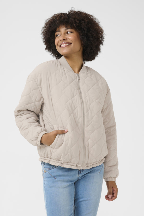 CRMYRA QUILT JACKET BEIGE