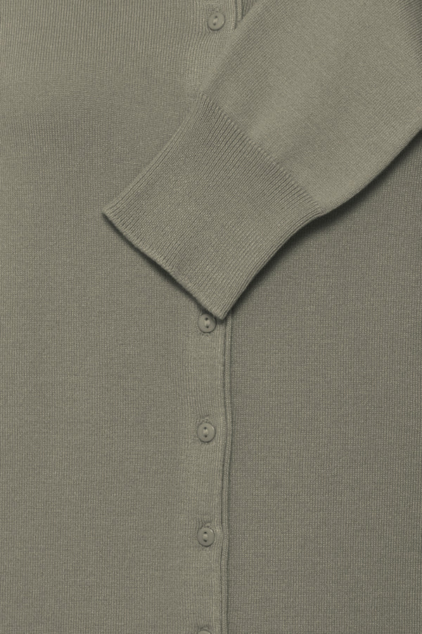 FRZUBASIC CARDIGAN AGAVE GRØNN