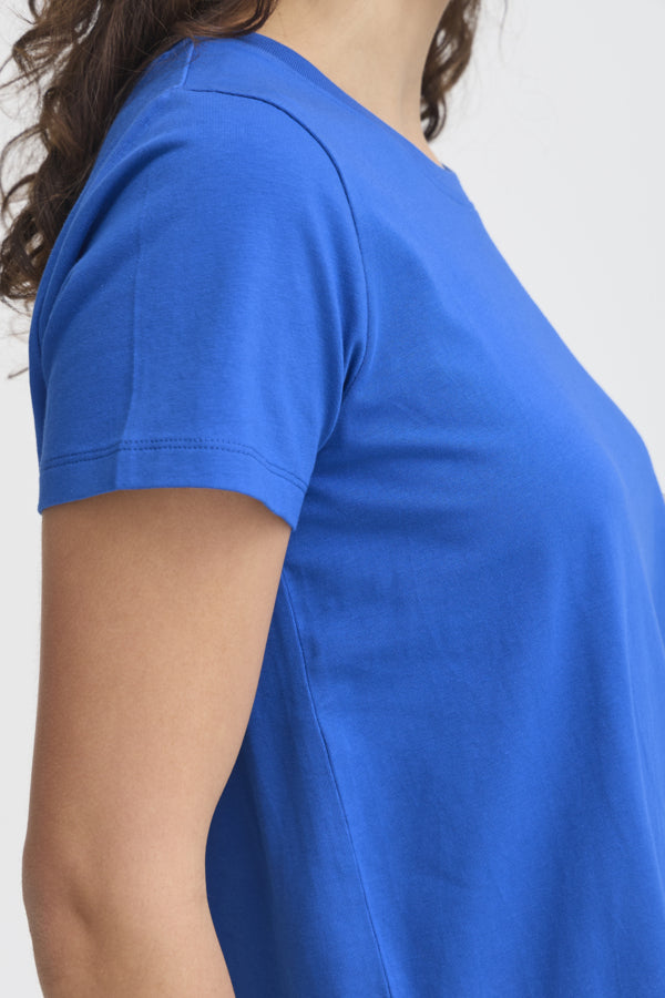FRZASHOULDER TEE 1 - BLÅ