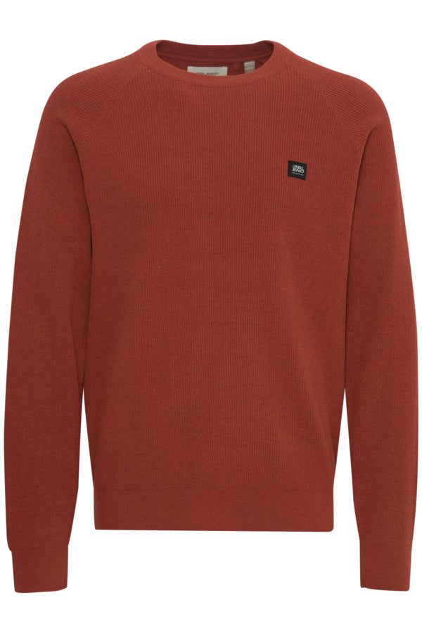 KNITTED PULLOVER RØD