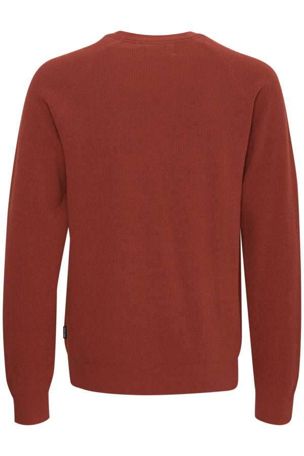 KNITTED PULLOVER RØD