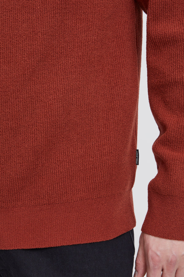 KNITTED PULLOVER RØD