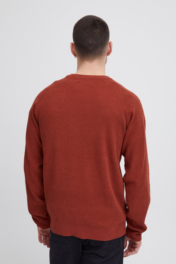 KNITTED PULLOVER RØD