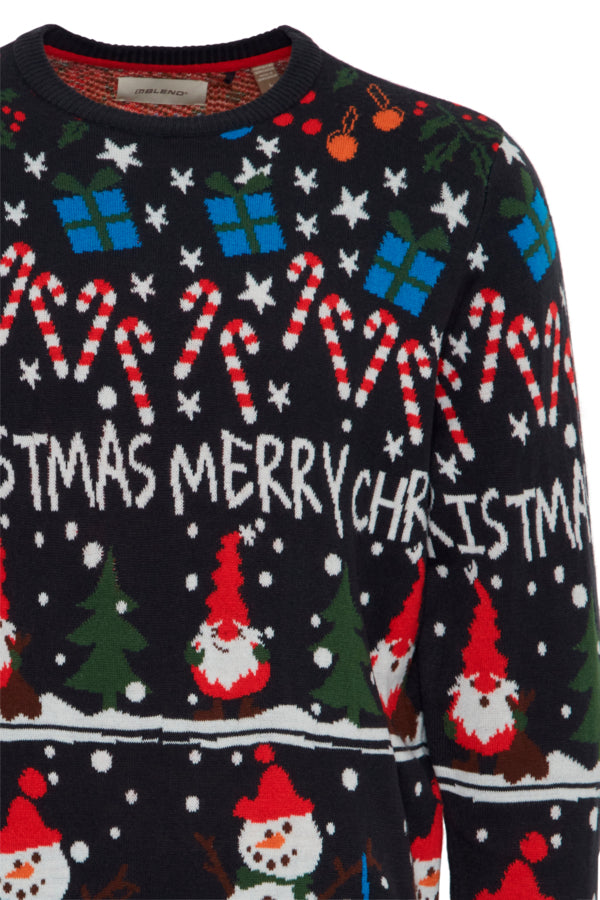 KNITTED CHRISTMAS PULLOVER