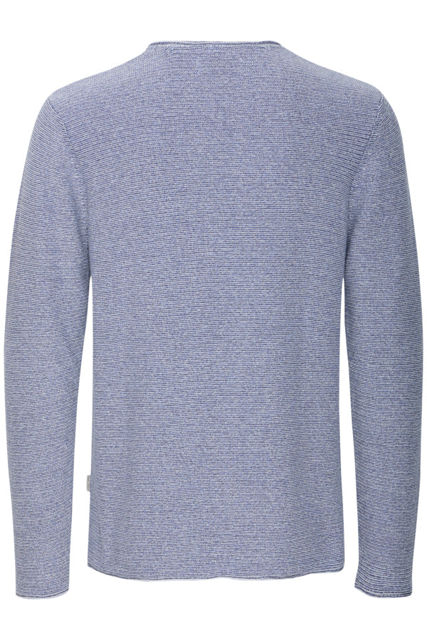 BHADRIEN PULLOVER - BLÅ