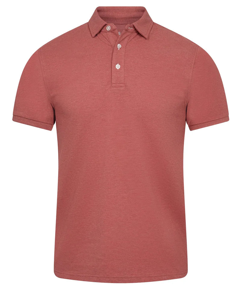 BS TAKETOMI REGULAR FIT POLO - DUSTY CLAY