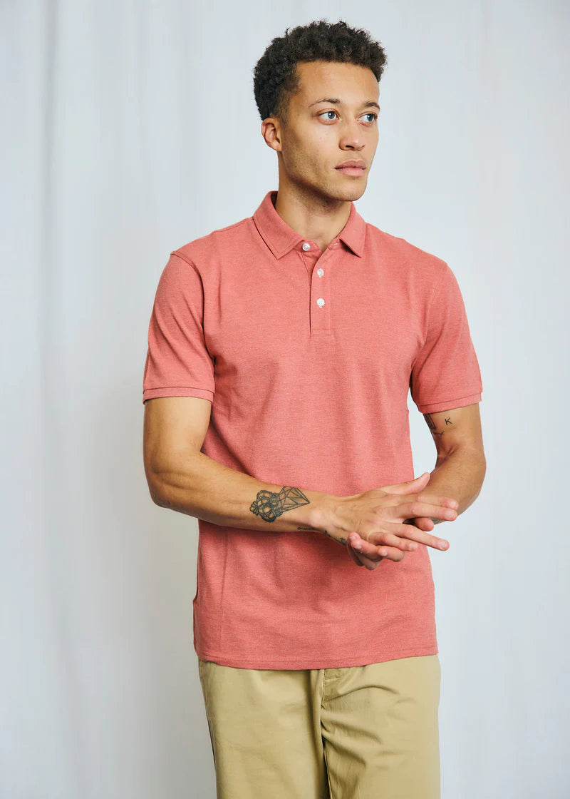 BS TAKETOMI REGULAR FIT POLO - DUSTY CLAY