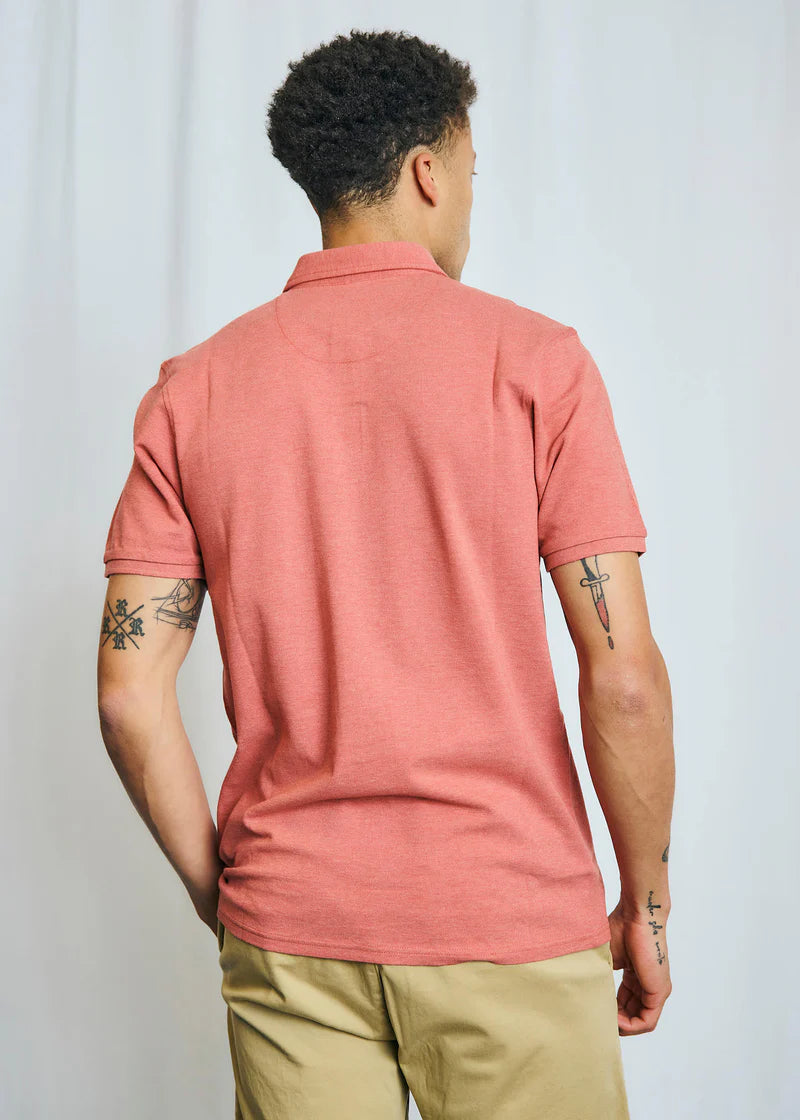 BS TAKETOMI REGULAR FIT POLO - DUSTY CLAY