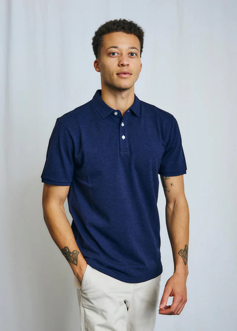 BS TAKETOMI REGULAR FIT POLO - OCEAN
