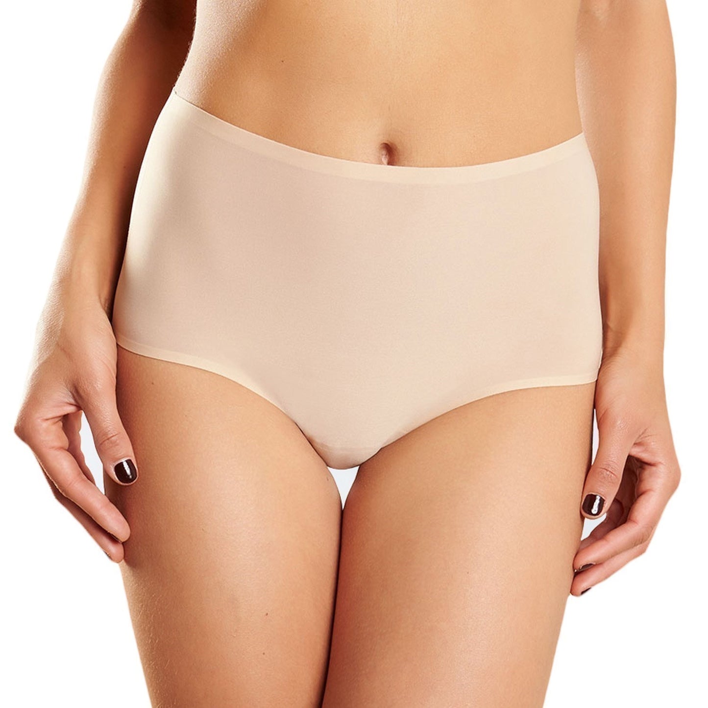 HIGH WAIST BRIEF TRUSE - NUDE