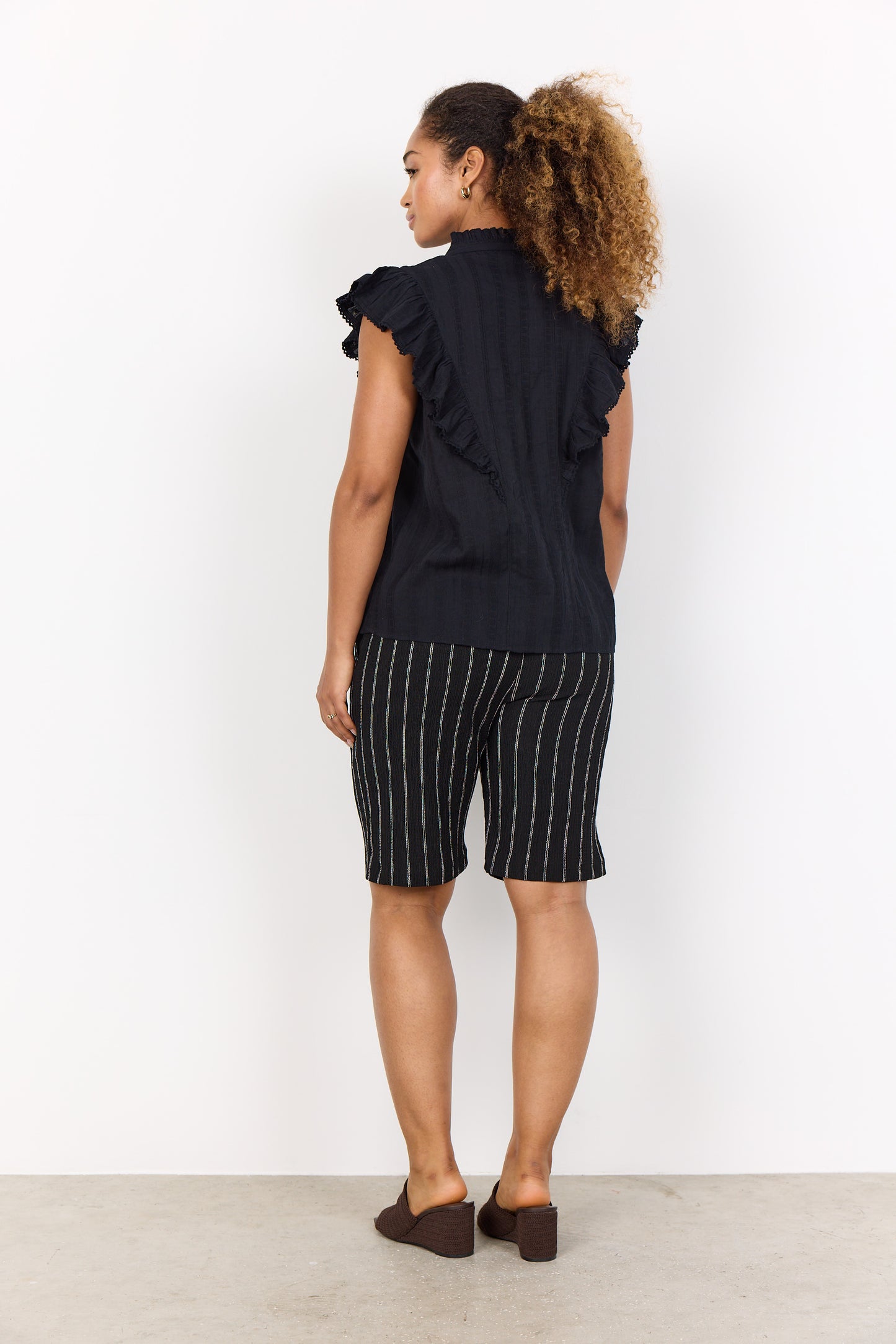 SC-RAFAELLA 1 BLUSE SVART