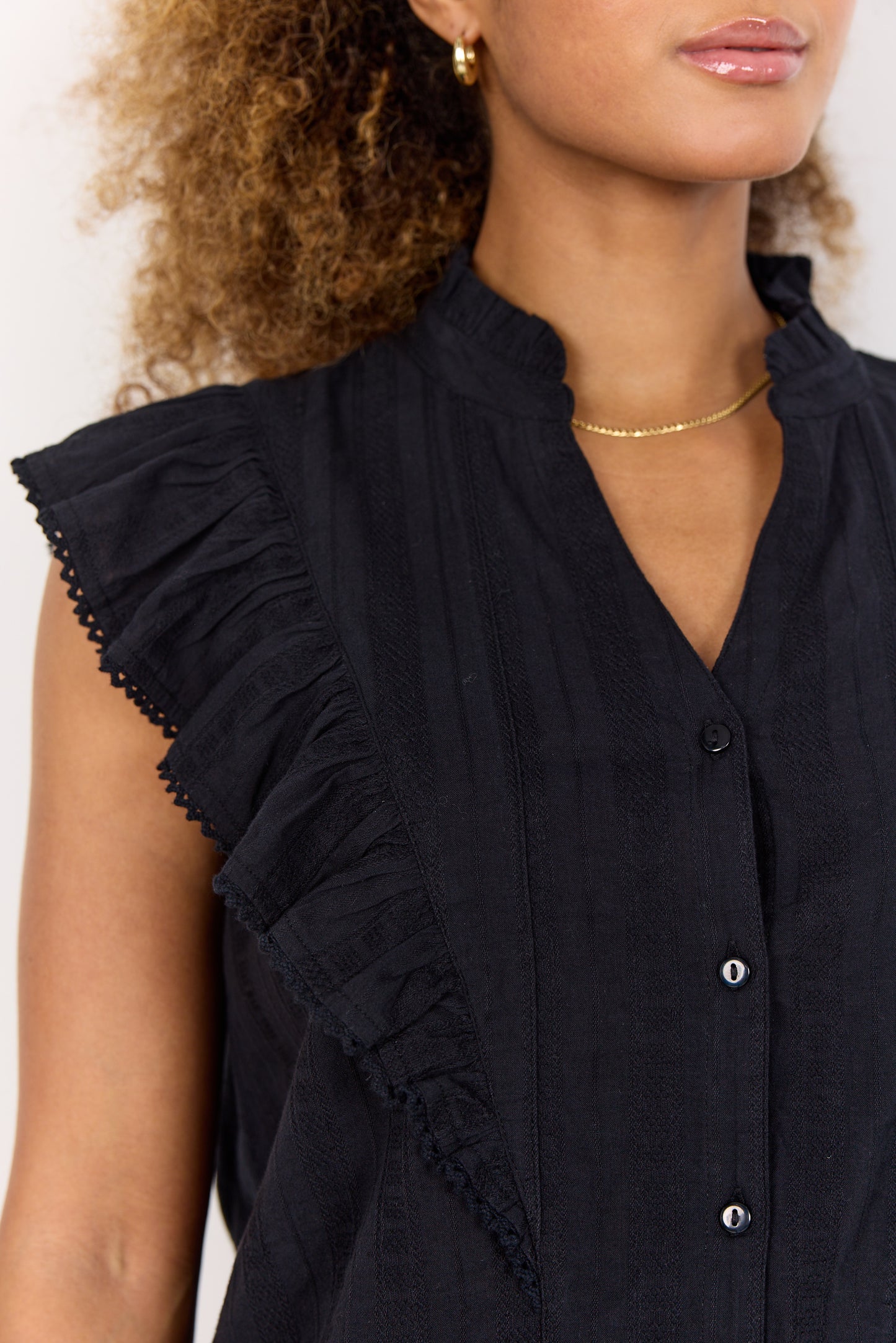 SC-RAFAELLA 1 BLUSE SVART