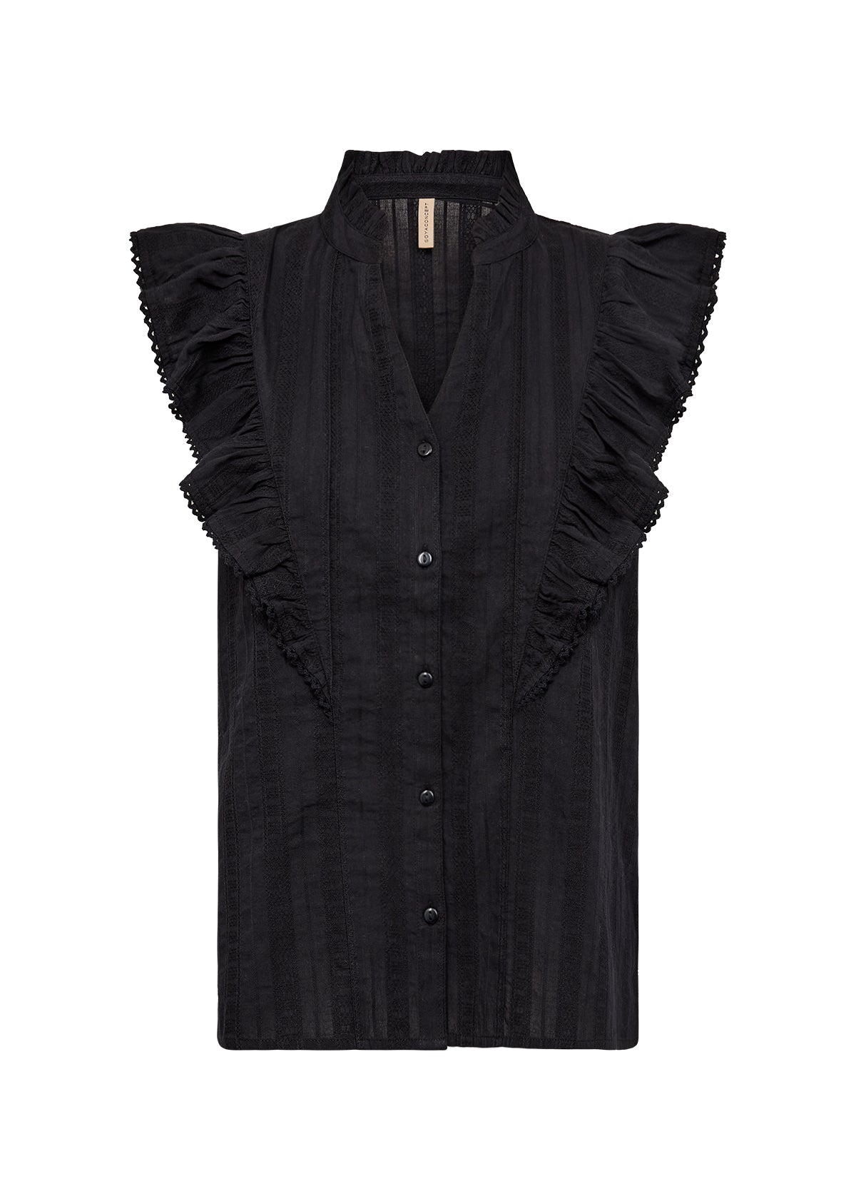 SC-RAFAELLA 1 BLUSE SVART