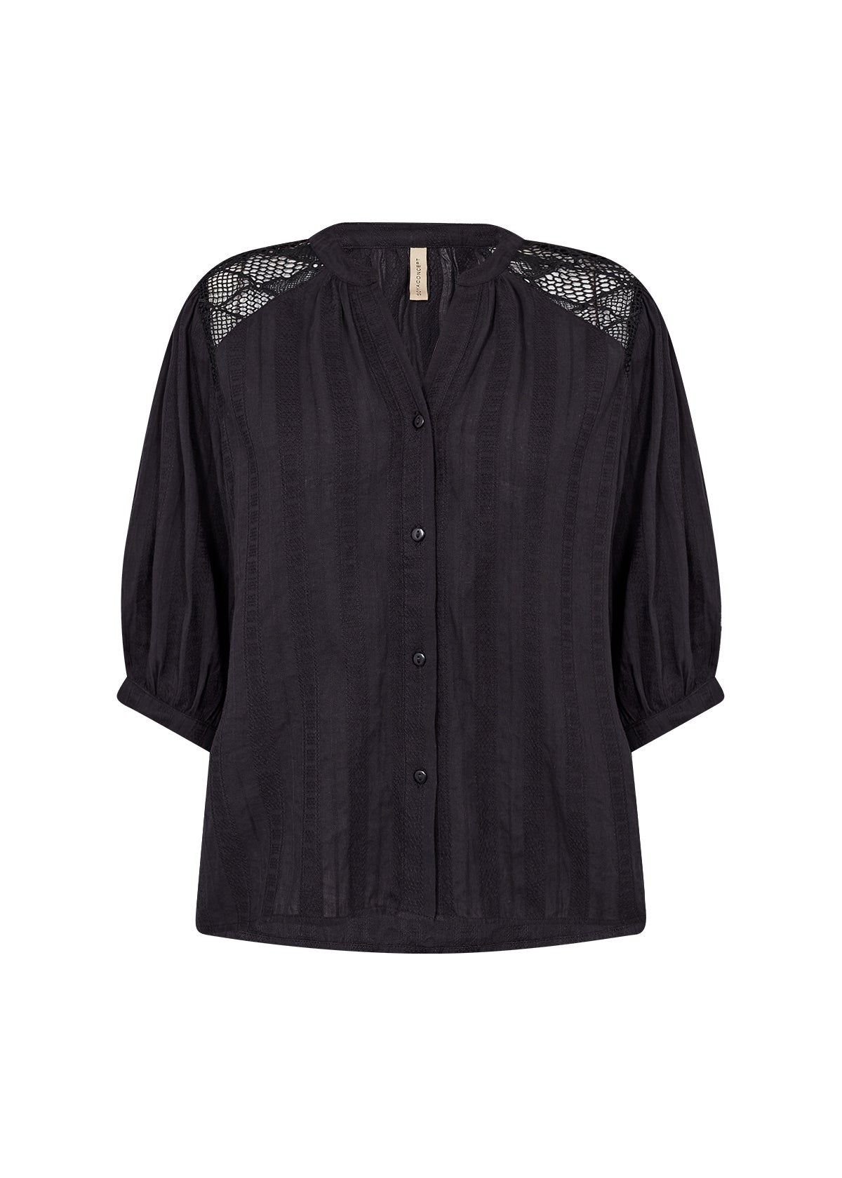 SC-RAFAELLA 3 BLUSE SVART