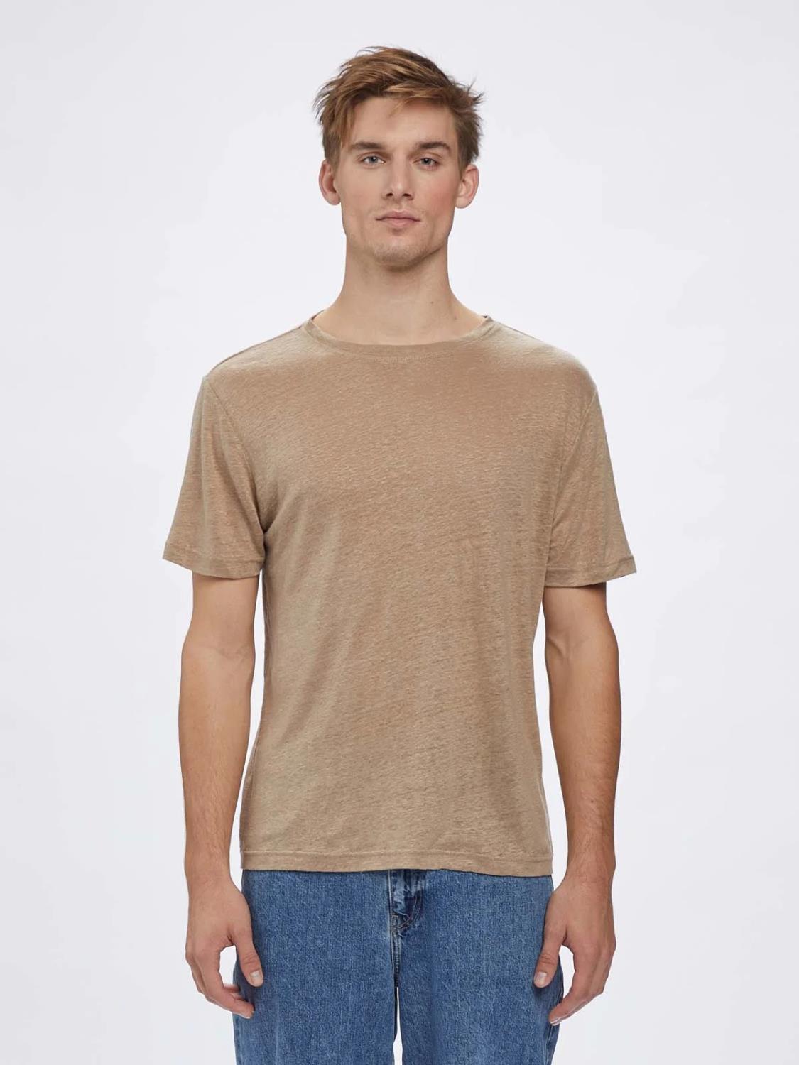 DUKE LINEN SS TEE - CORIANDER
