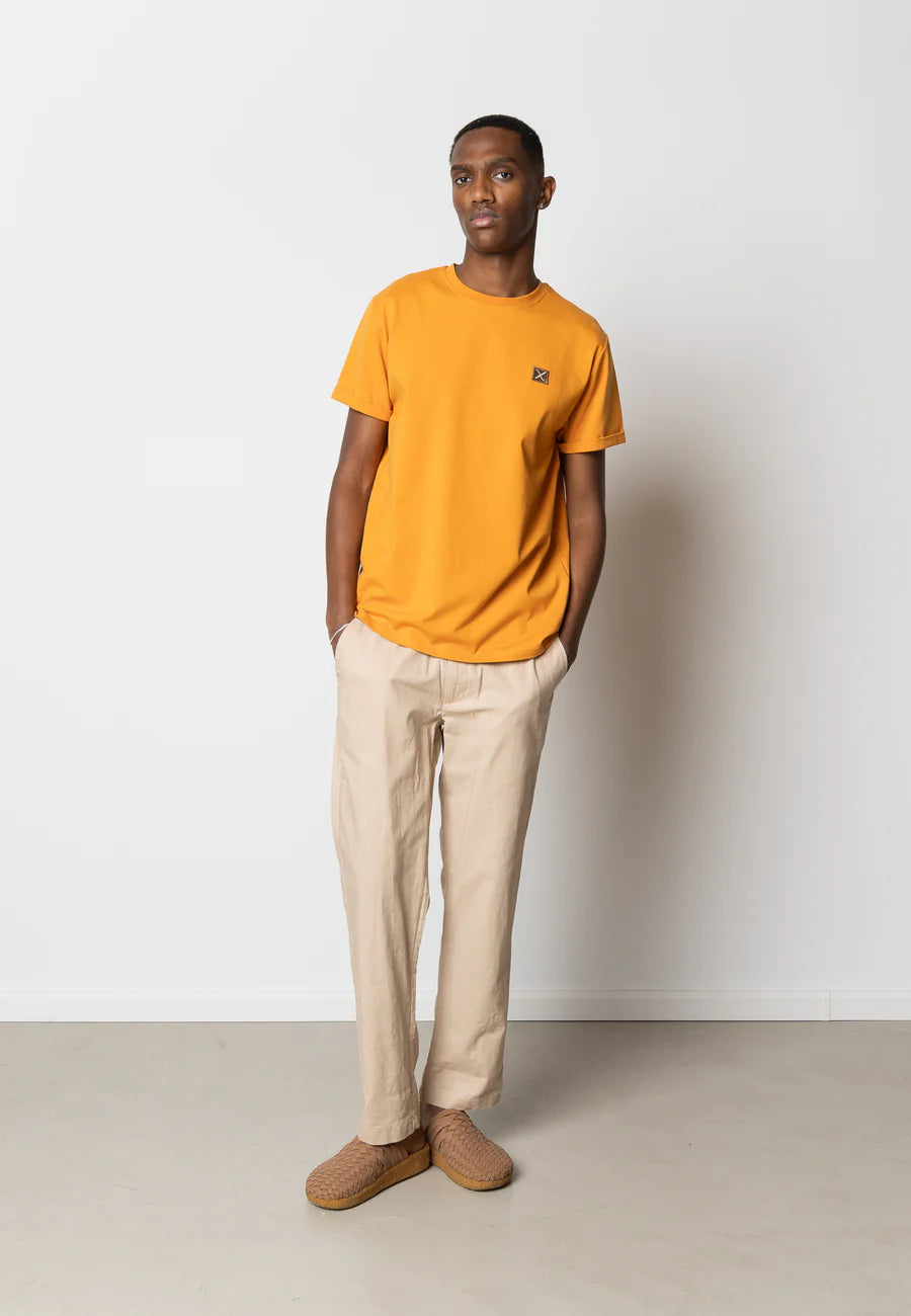 BASIC ORGANIC T-SHIRT - ORANGE