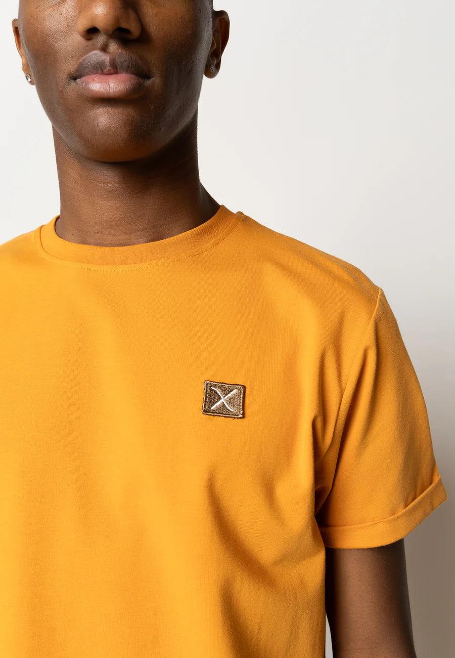 BASIC ORGANIC T-SHIRT - ORANGE