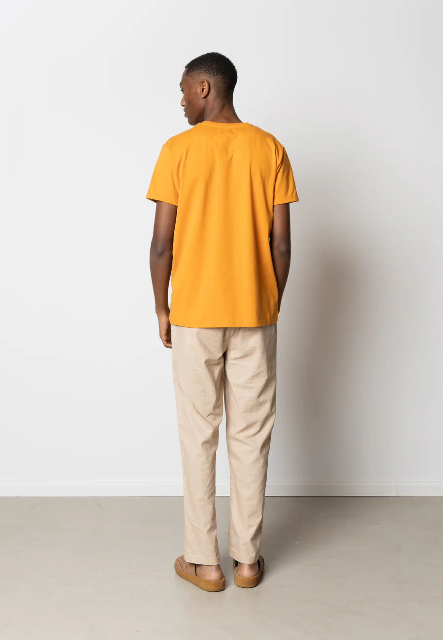 BASIC ORGANIC T-SHIRT - ORANGE
