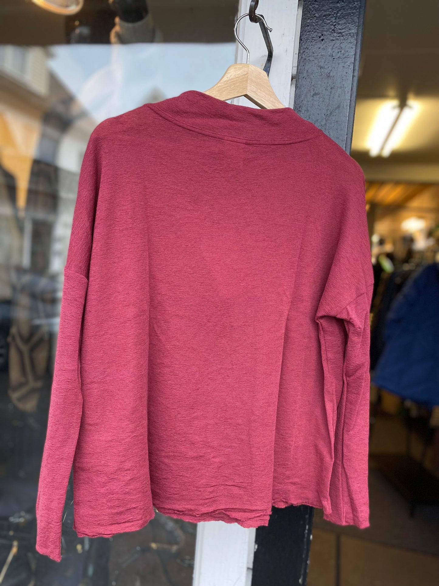 100% MERINOWOOL WIDE SHIRT