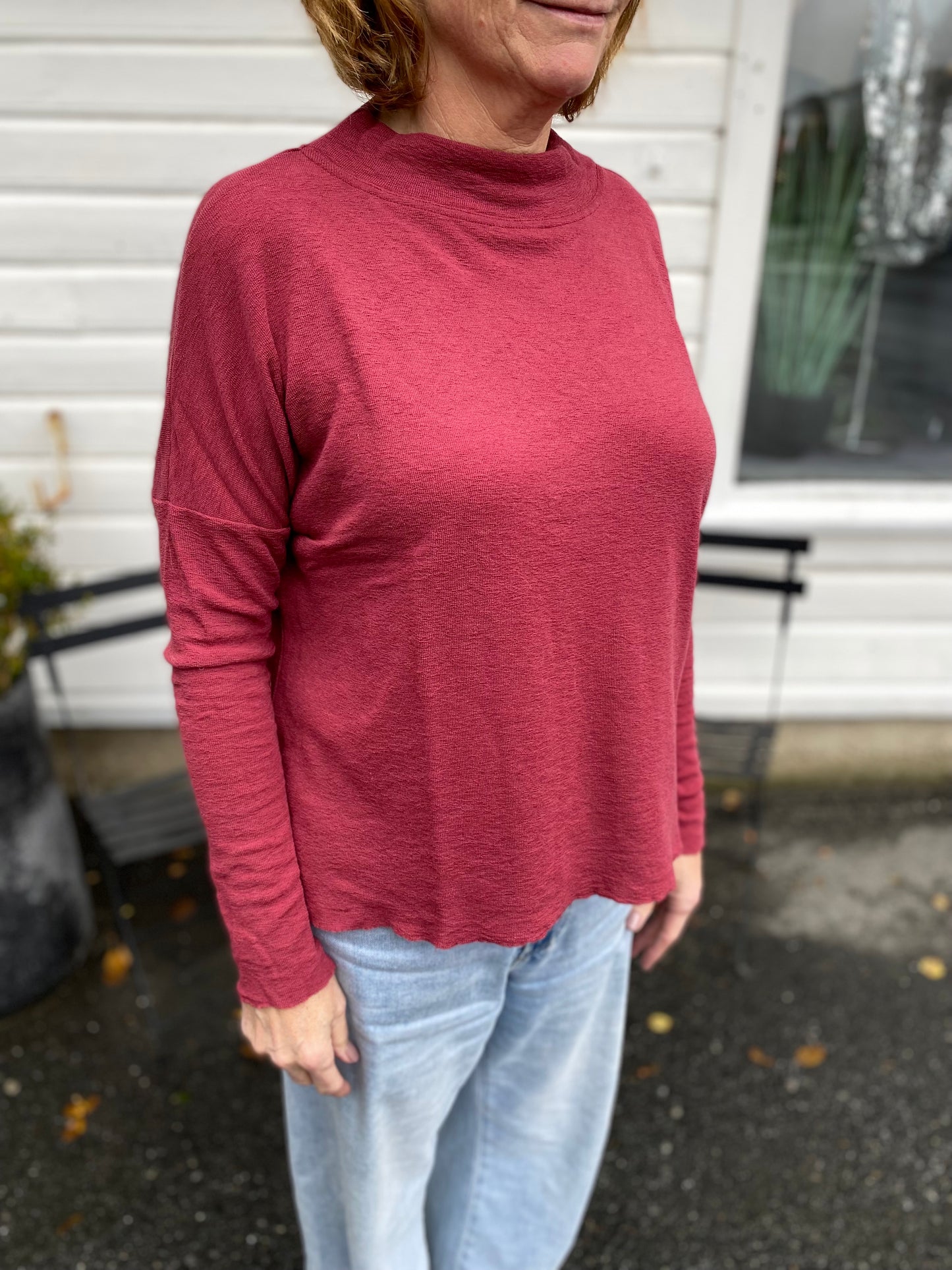 100% MERINOWOOL WIDE SHIRT