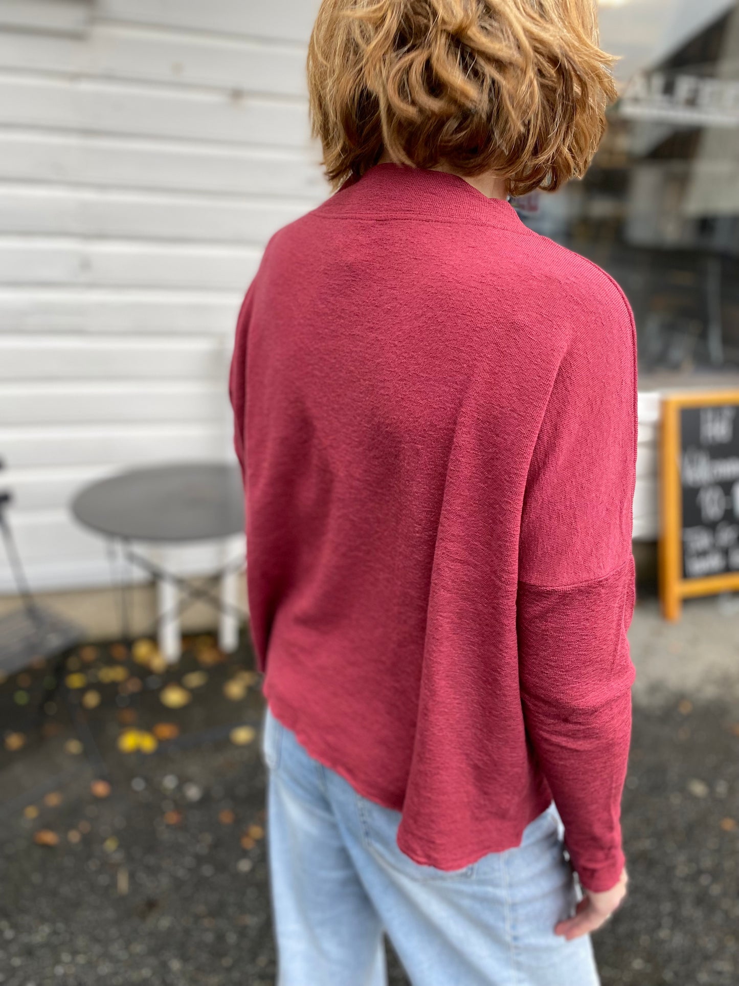 100% MERINOWOOL WIDE SHIRT