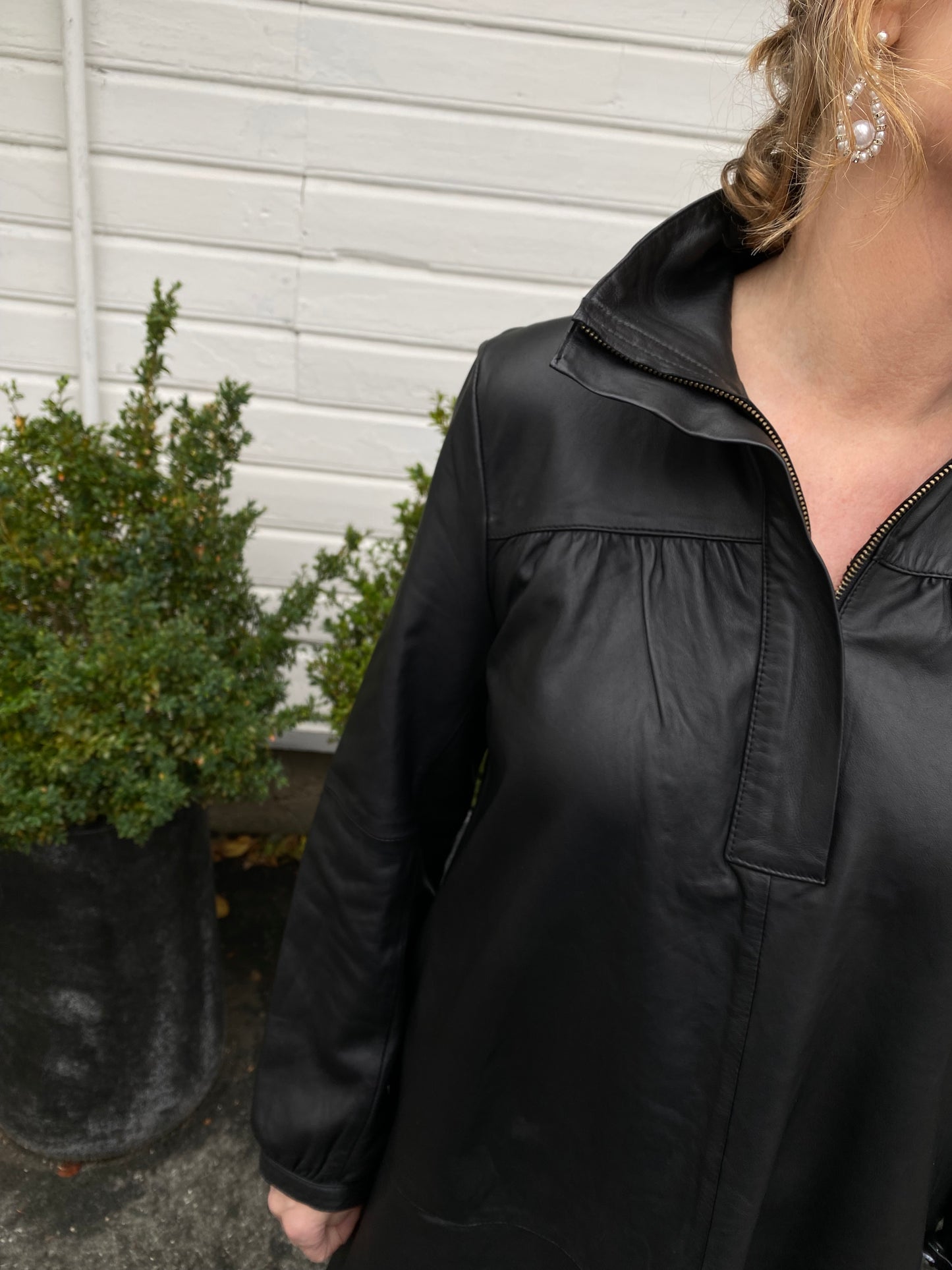 POLO DRESS LEATHER BLACK