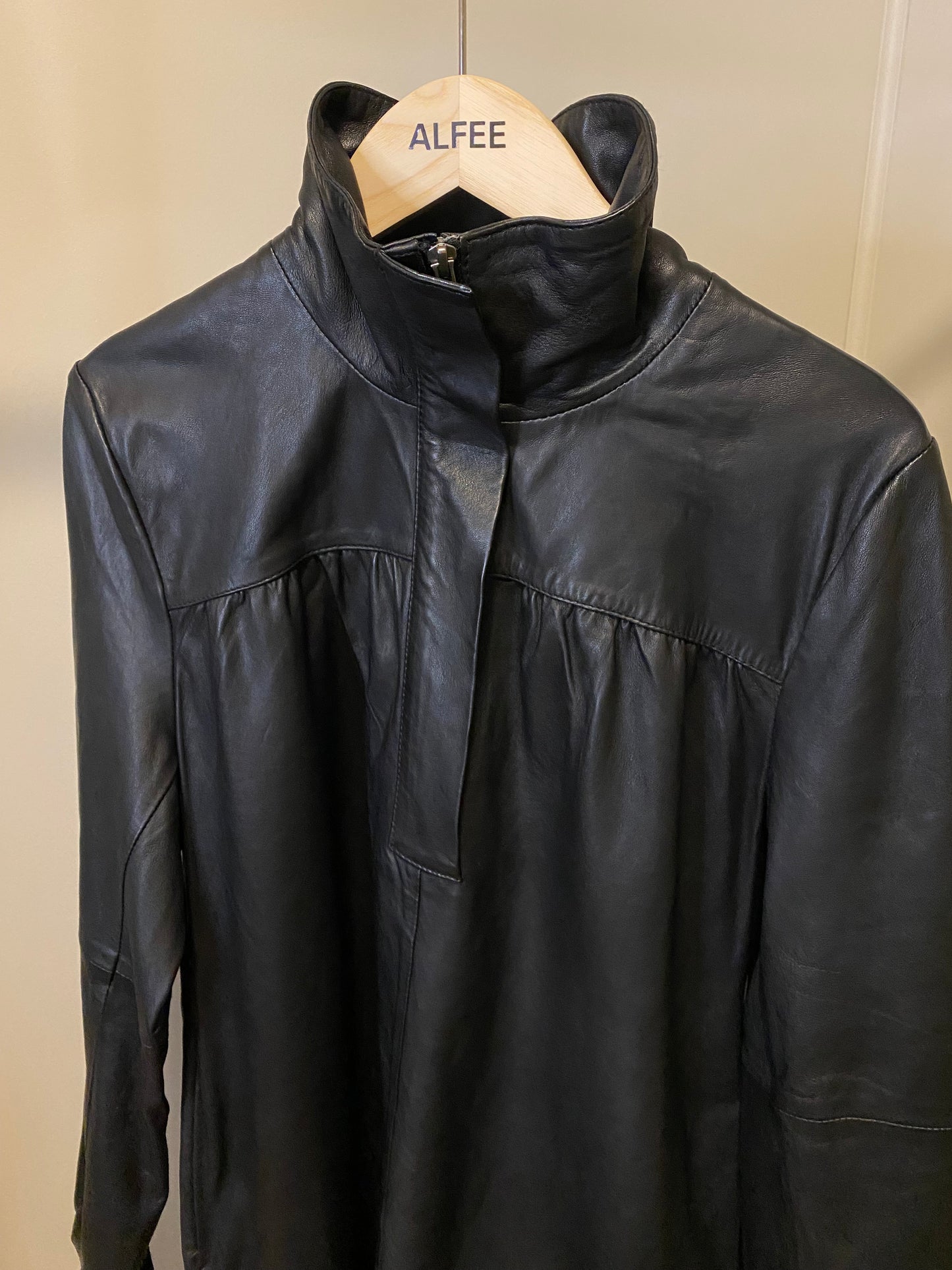 POLO DRESS LEATHER BLACK