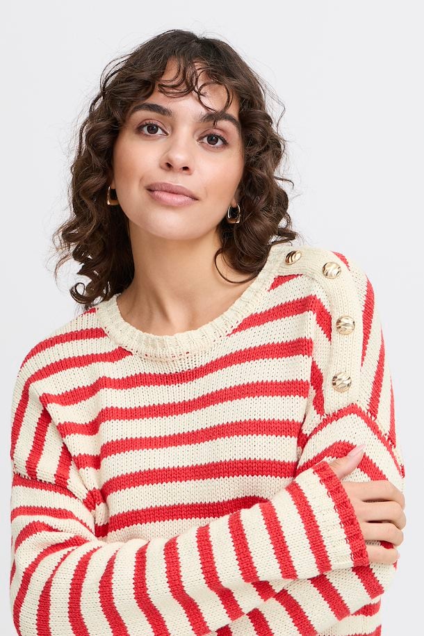 FRBELINDA PU 1 STRIKKET PULLOVER