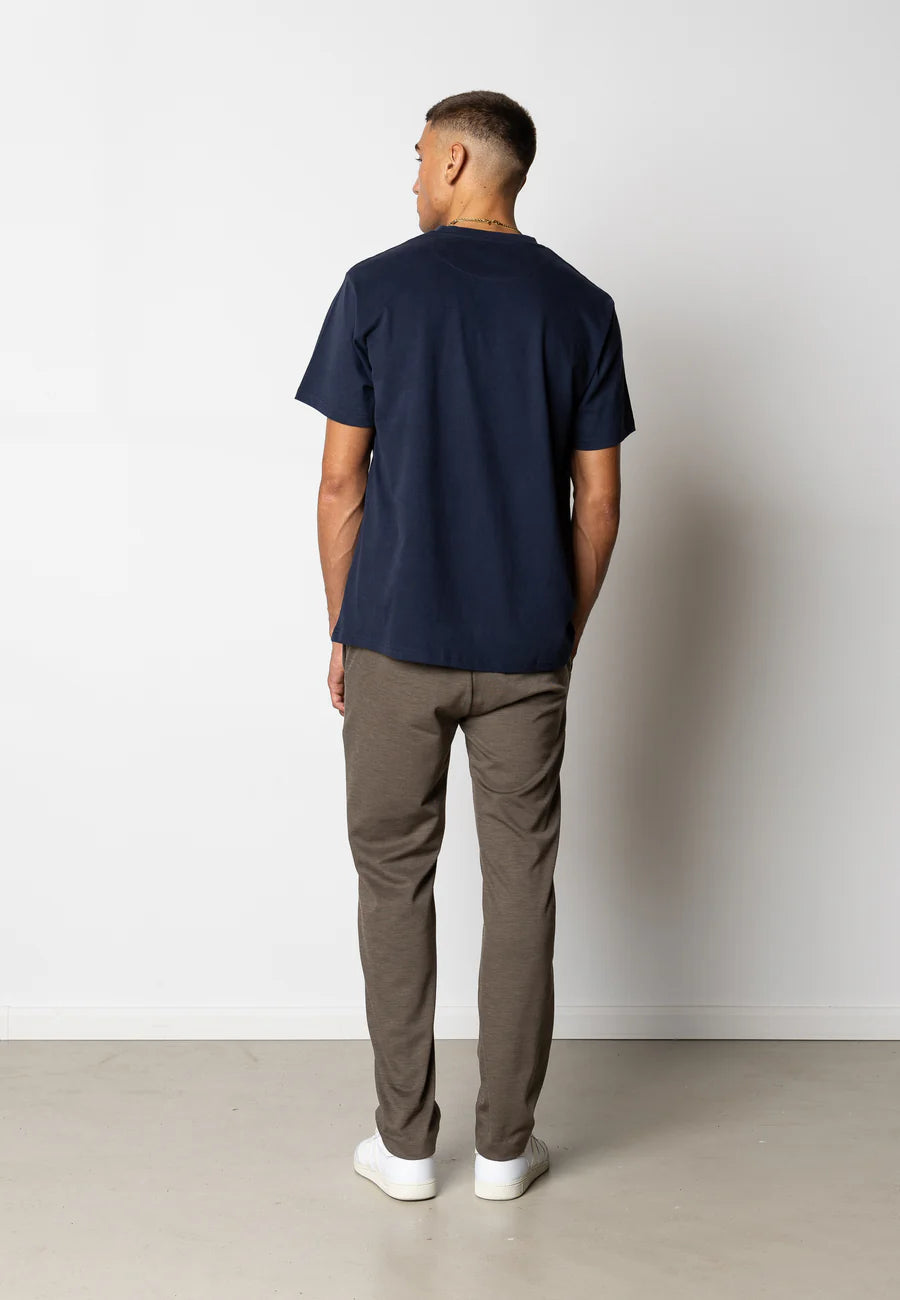 COHEN LOGO COTTON T-SHIRT NAVY